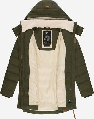 Manteau d’hiver 'Ashanta' Ragwear en vert