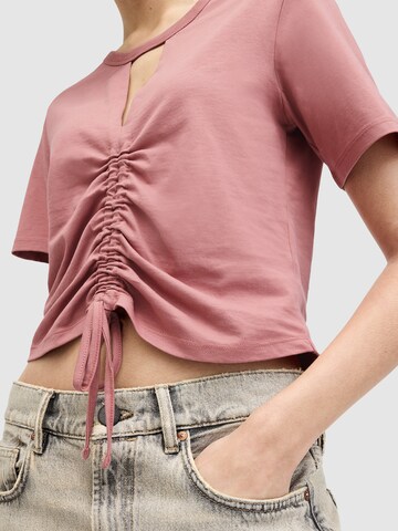 AllSaints T-Shirt 'GIGI' (GOTS) in Pink