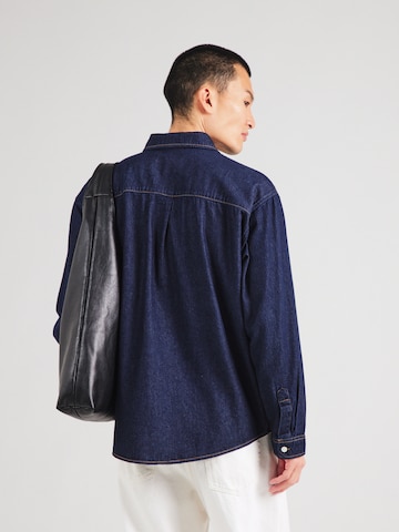 JACK & JONES Классический крой Рубашка 'JORNORREBRO' в Синий