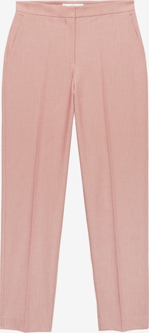 MANGO Normalny krój Spodnie 'Borevi' w kolorze różowy: przód