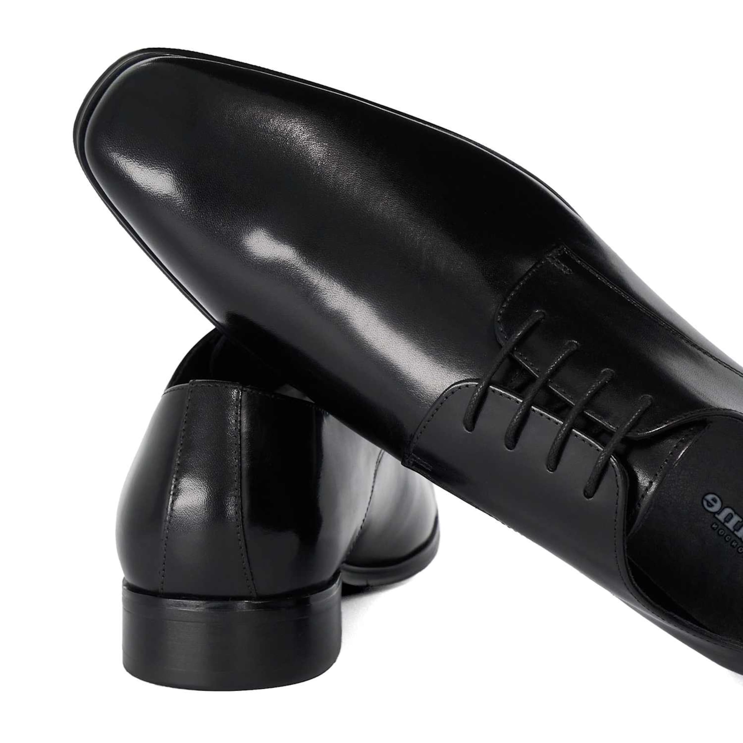 Dune LONDON Schnürschuh 'Satchel' in Schwarz