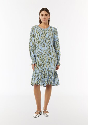 comma casual identity Jurk in Groen: voorkant