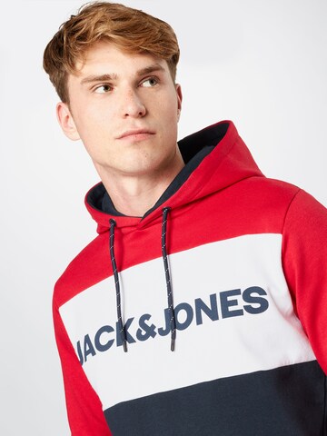 Regular fit Bluză de molton de la JACK & JONES pe roșu