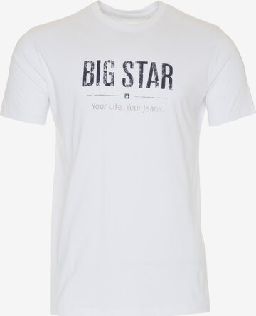 T-Shirt 'Bruno' BIG STAR en blanc : devant