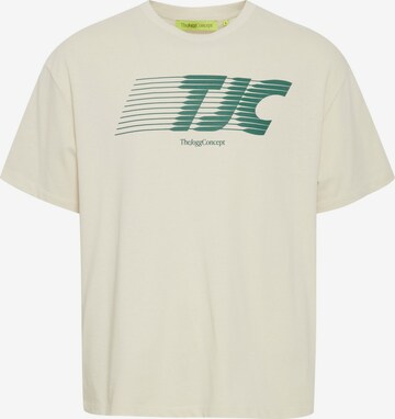 T-Shirt The Jogg Concept en beige : devant