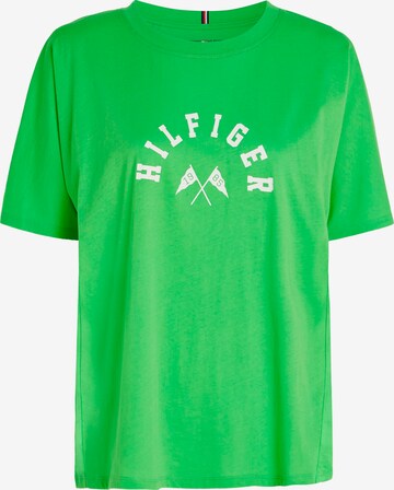 Tommy Hilfiger Sport Shirt in Green: front