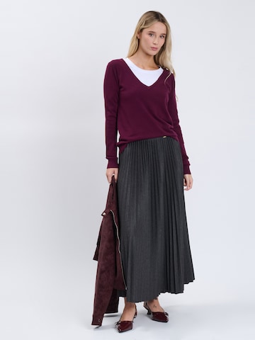 Influencer Pullover in Lila