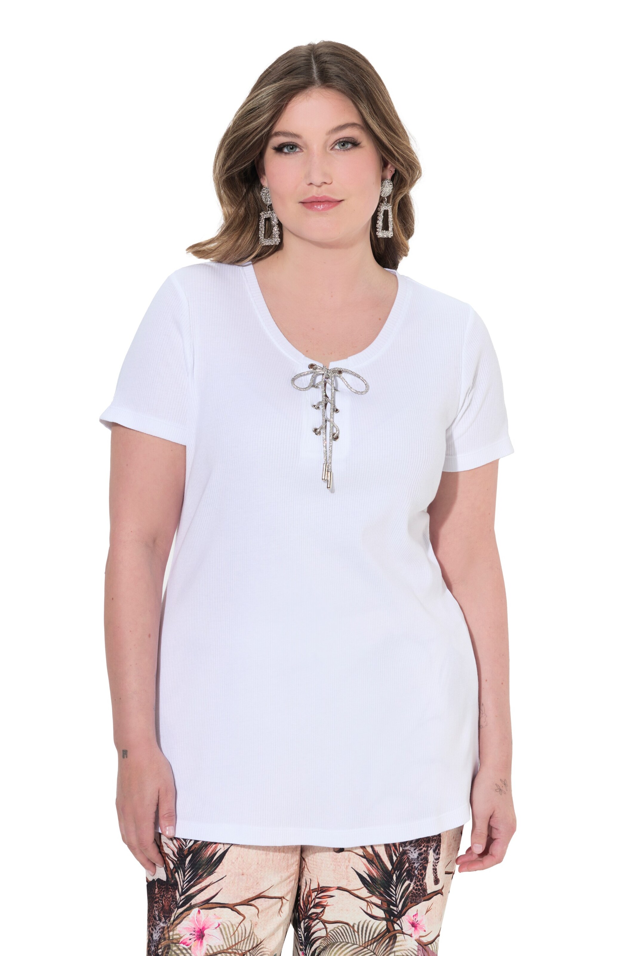 MIAMODA T-Shirt in Weiß: Vorderseite
