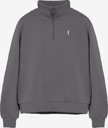 Polo Club Sweatshirt in Grau: Vorderseite