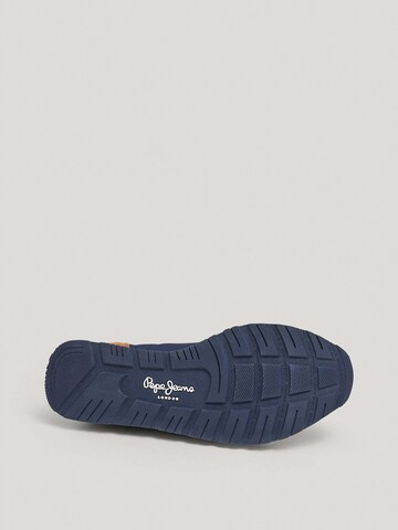 Pepe Jeans Platform trainers 'Brit Road' in Blue