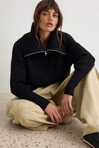 Trendyol Strickjacke in Schwarz