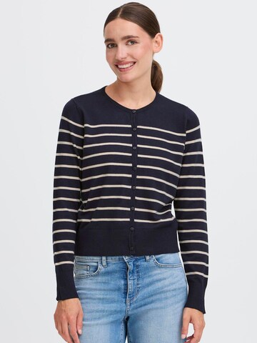 Cardigan 'Fkeana' Oxmo en bleu : devant