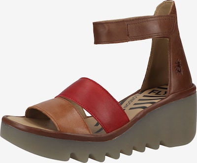 FLY LONDON Sandalen in braun / dunkelrot, Produktansicht