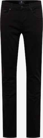 7 for all mankind Regular Jeans in Zwart: voorkant