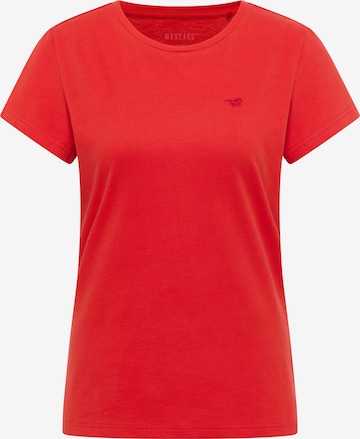 MUSTANG T-Shirt 'Loa' in Rot: Vorderseite
