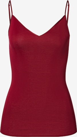 Haut ' Cotton Seamless ' Hanro en rouge : devant