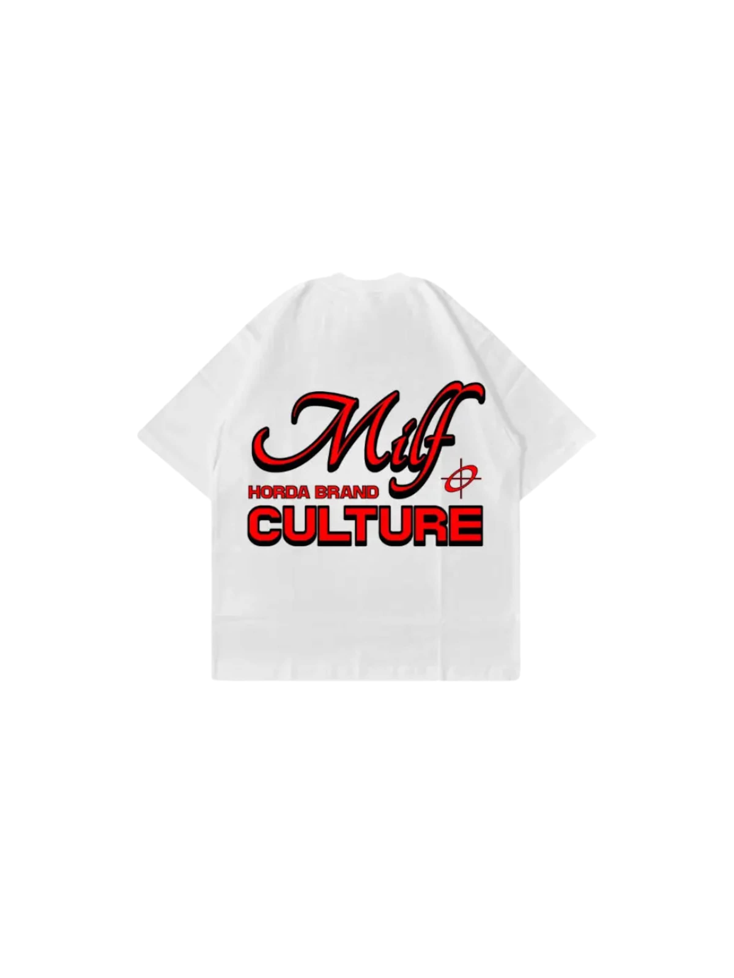 T-Shirt 'T-Shirt Bianca CULTURE 100% Cotone Made in Italy' Horda en blanc : devant
