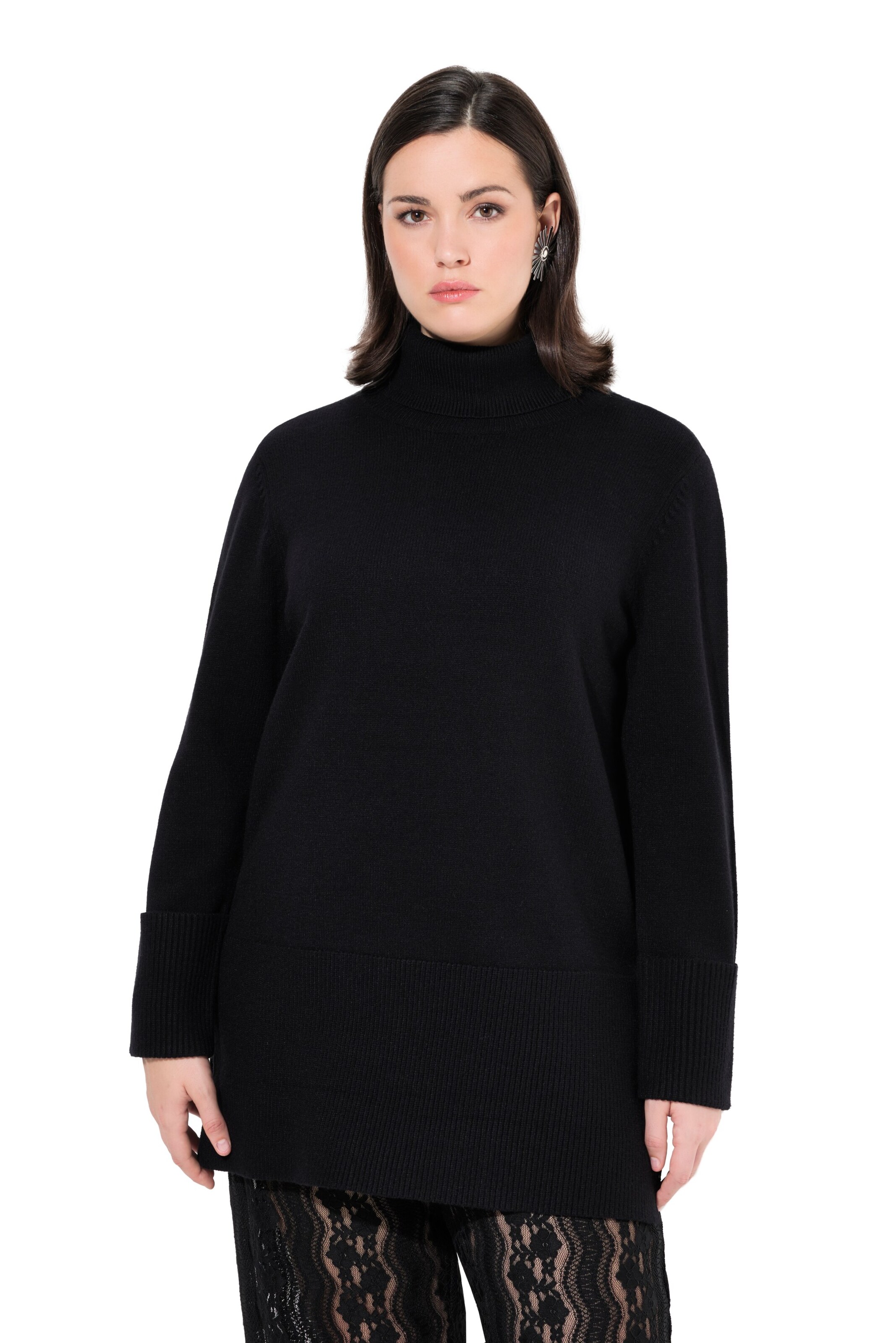 Ulla Popken Sweater in Black: front