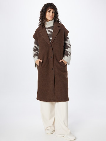 Fransa Vest 'FREVA' in Brown: front