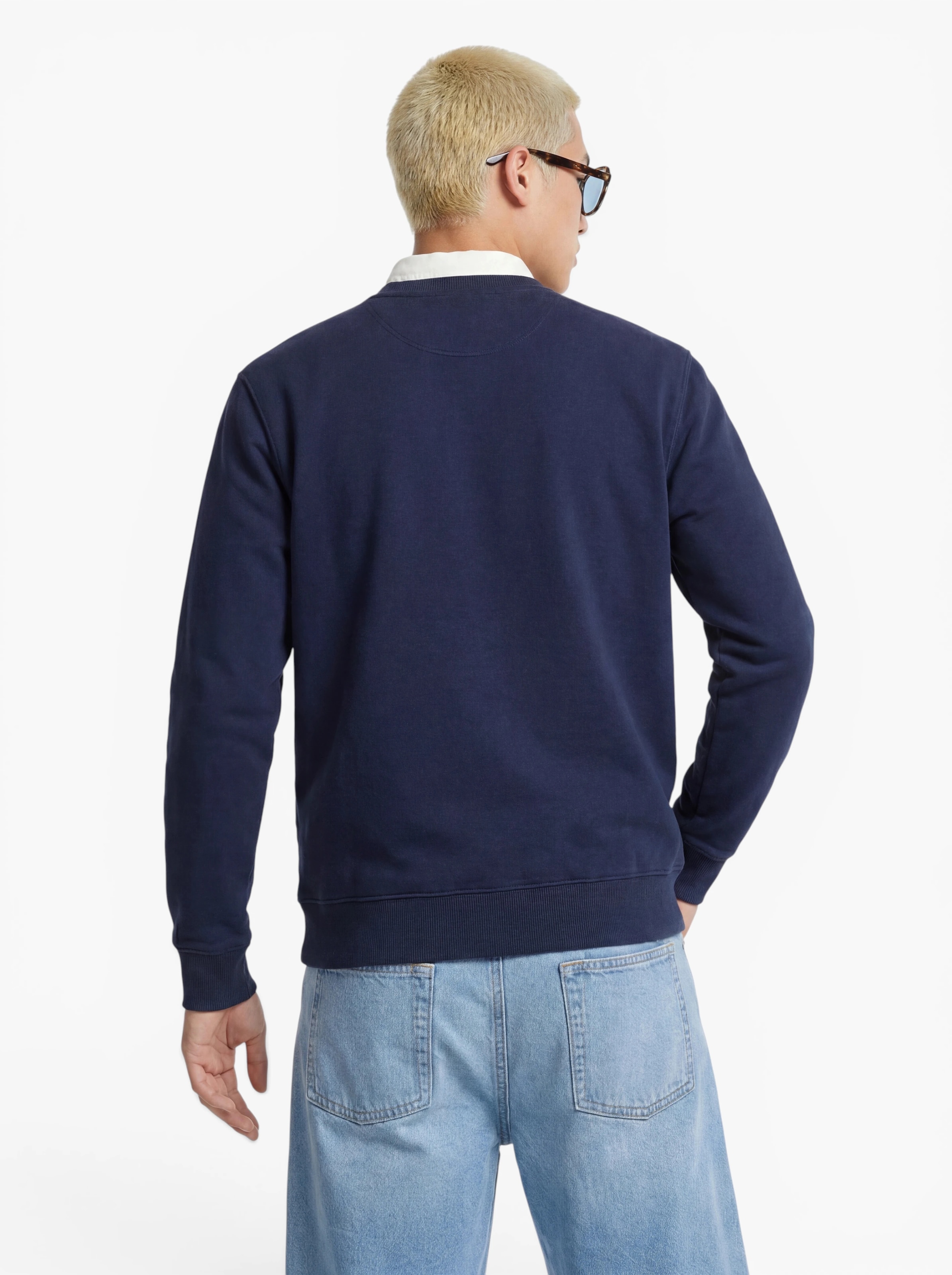 Bluză de molton 'JPRBLUCALEB' de la Jack & Jones Premium pe albastru