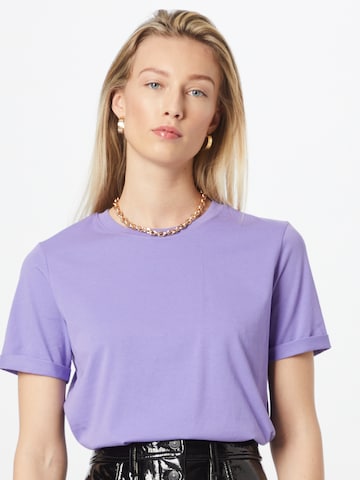 PIECES Shirt 'Ria' in Purple: front