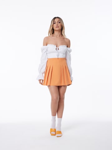 ABOUT YOU x Alina Eremia Skirt 'Nala' in Orange