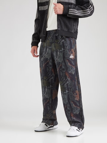 ADIDAS ORIGINALSLoosefit Hlače - crna boja: prednji dio