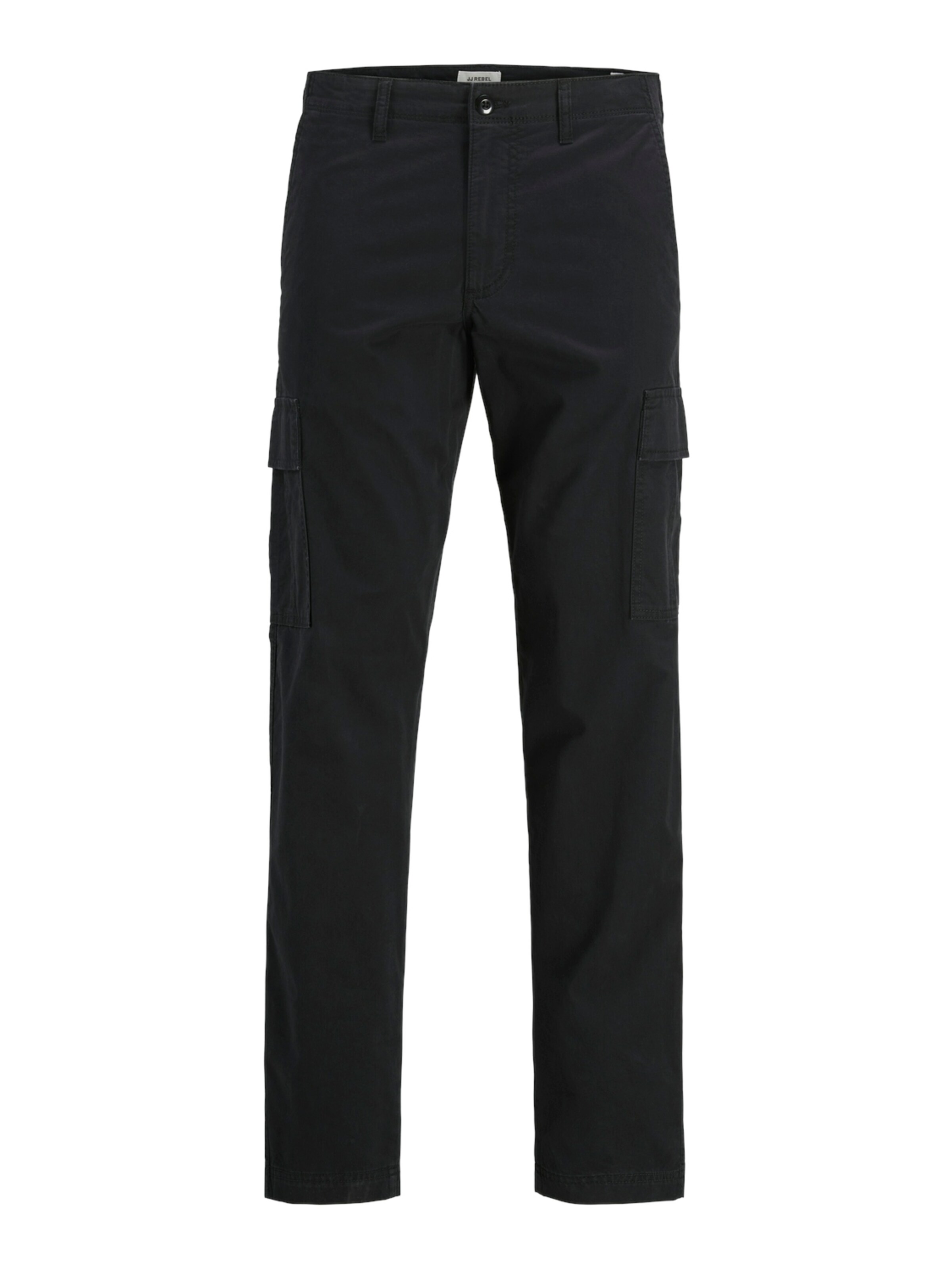 JJ Rebel Обычный Брюки-карго 'JREBCarlos' в Черный: спереди