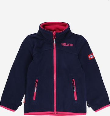 TROLLKIDS Regular Fit Funktionsfleecejacke 'Oppdal' in Blau: predná strana