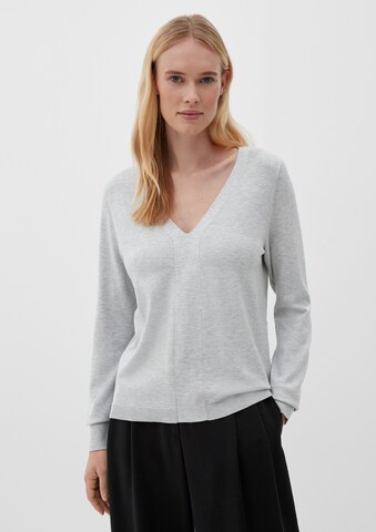 Pull-over s.Oliver BLACK LABEL en gris : devant