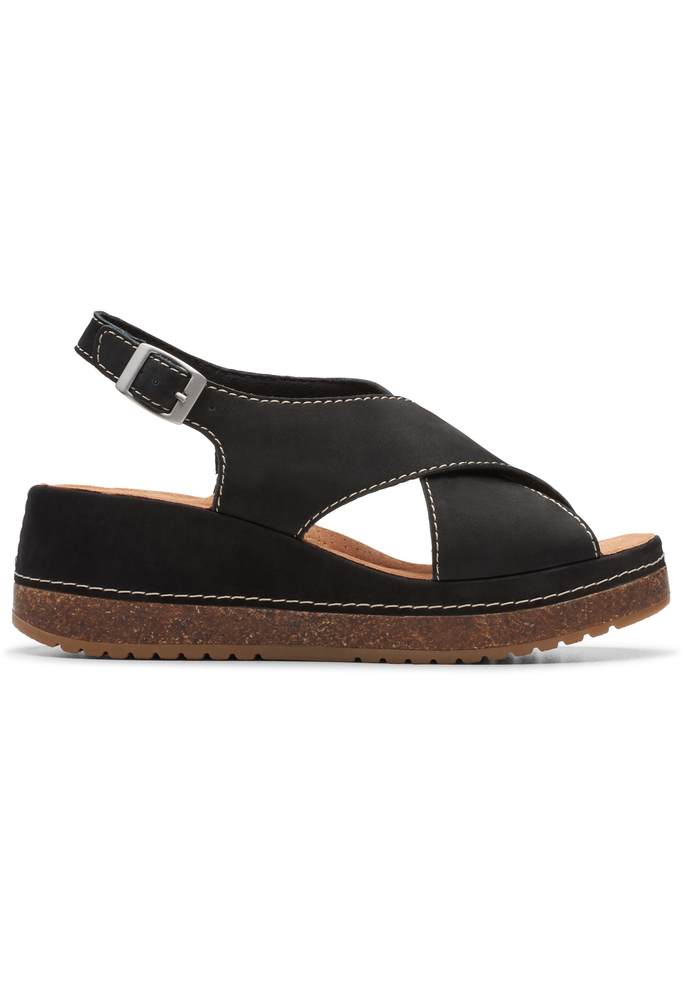 CLARKS Sandale 'Kassanda' in Schwarz