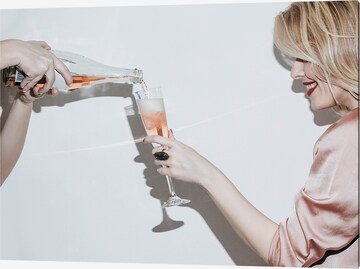 Liv Corday Bild 'Pink Champagne' in Grau: predná strana
