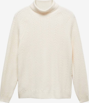 MANGO MAN Sweater 'Marias' in White: front