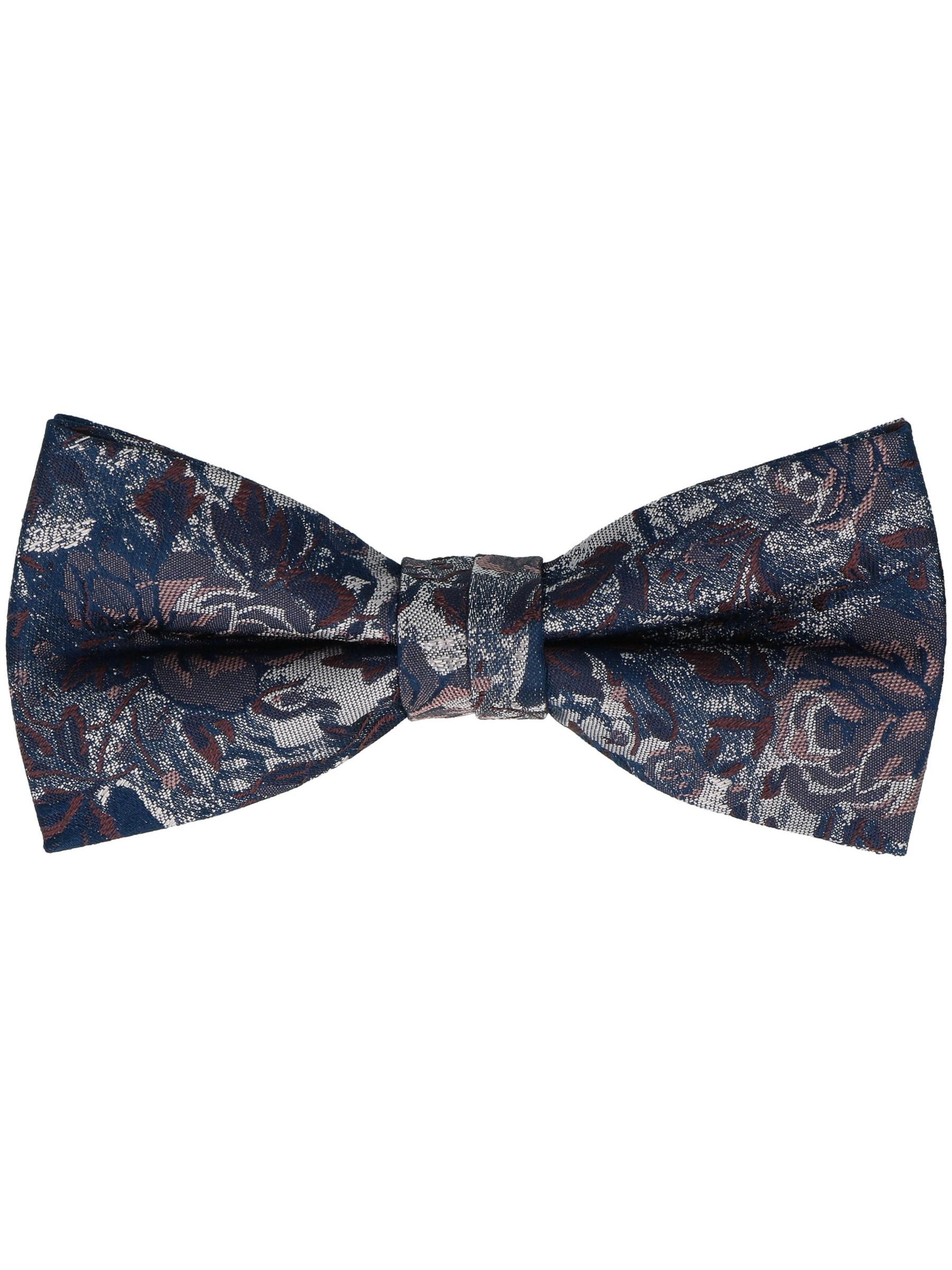 WILLEN Bow Tie 'Set Floral/ Uni' in Purple