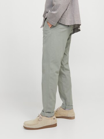 JACK & JONES Slim fit Chino Pants 'JPSTMarco JJFury' in Green