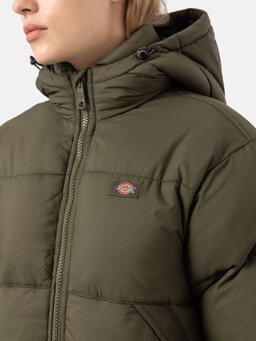 DICKIES Winter Coat 'Alatna' in Green