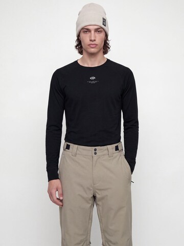 JACK & JONES - Camiseta en negro: frente