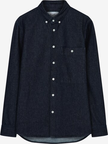 Studio Seidensticker Regular fit Button Up Shirt in Blue: front