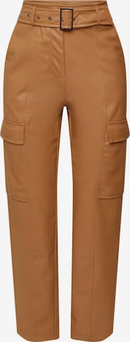 ESPRIT Slim fit Pants in Brown: front