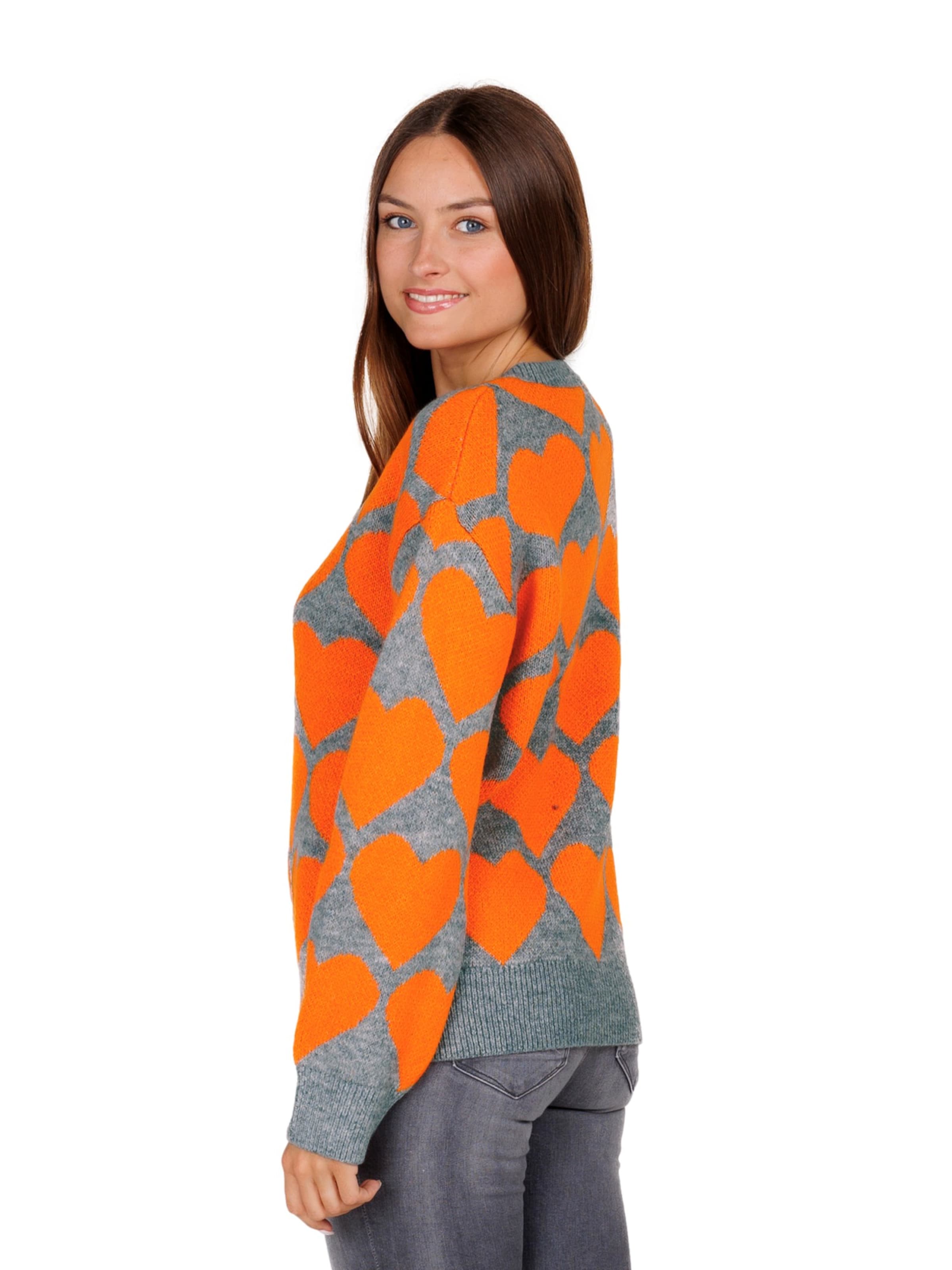 Key Largo Pullover 'BEAT' in Orange