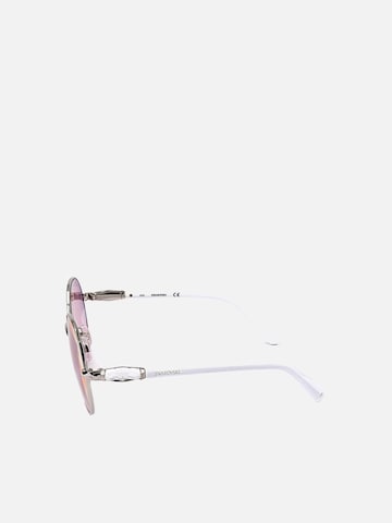 Swarovski Sunglasses 'Swarovski SK0260 Blue 55/20/140 Women Sunglasses' in Silver