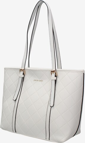 PIERRE CARDIN Shoulder Bag in White: front