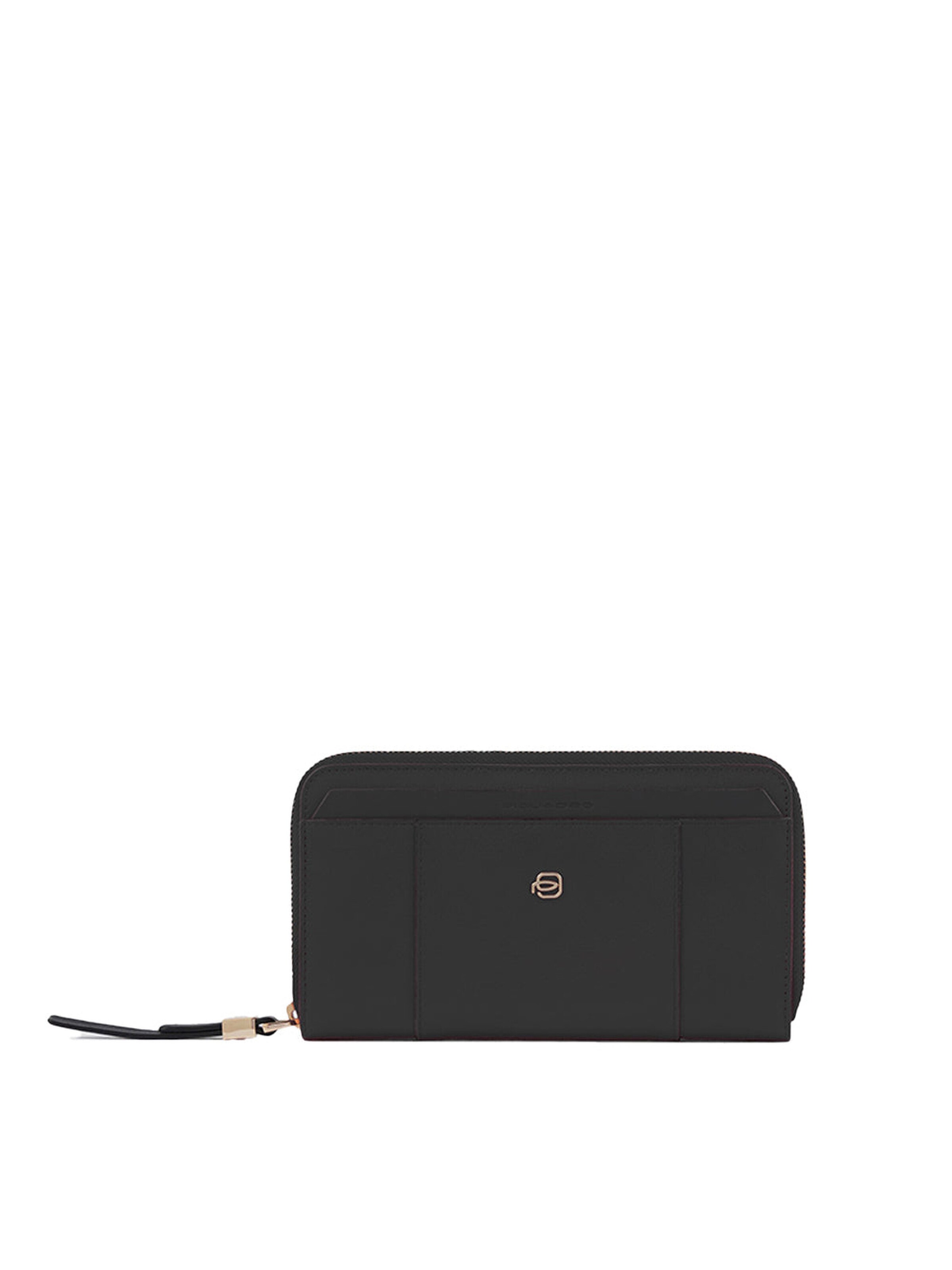 Piquadro Wallet in Black: front