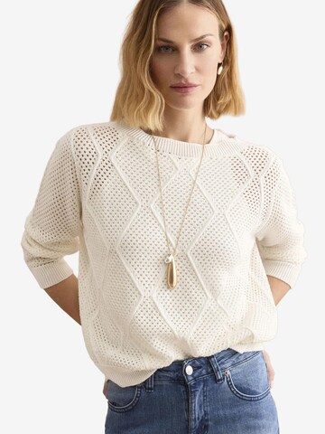 Il Lanificio Pullover i hvid: forside