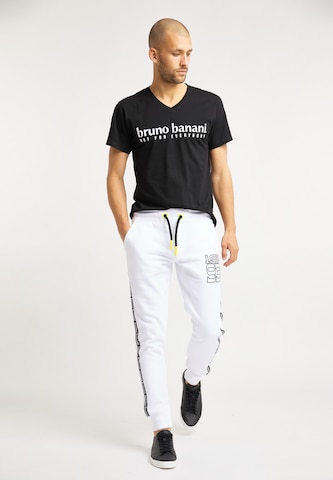 BRUNO BANANI Tapered Pants 'Ellis' in White