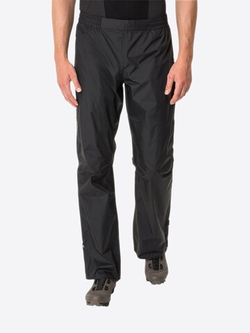 VAUDE Regular Sporthose 'Drop' in Schwarz: Vorderseite