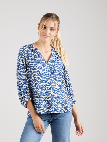 s.Oliver Blouse in Blauw: voorkant