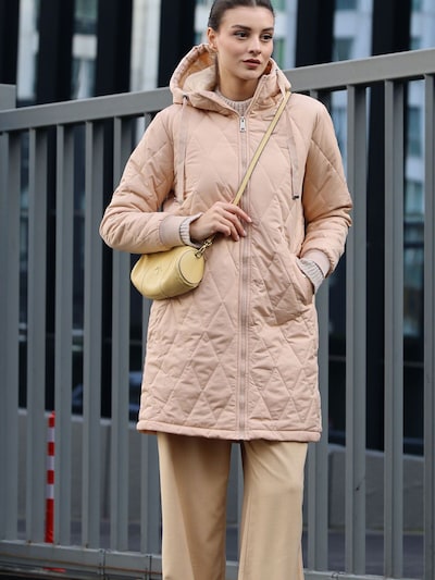 Cappotto di mezza stagione Bigdart di colore beige, Visualizzazione prodotti