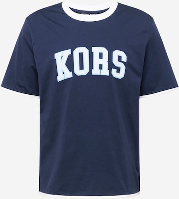 Michael Kors Shirt 'WARM UP' in Blue: front