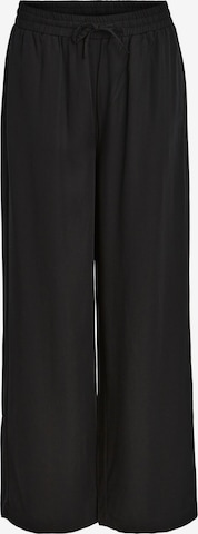 OBJECT Wide leg Broek 'Tilda' in Zwart: voorkant